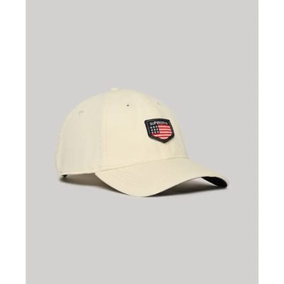 Superdry Patched Baseballpet Beige Man