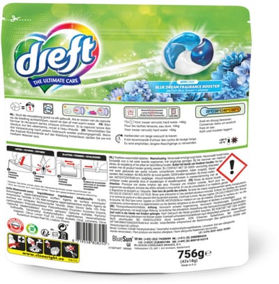 Dreft 4in1 Wasmiddel Capsules Blue Dream - 42 stuks