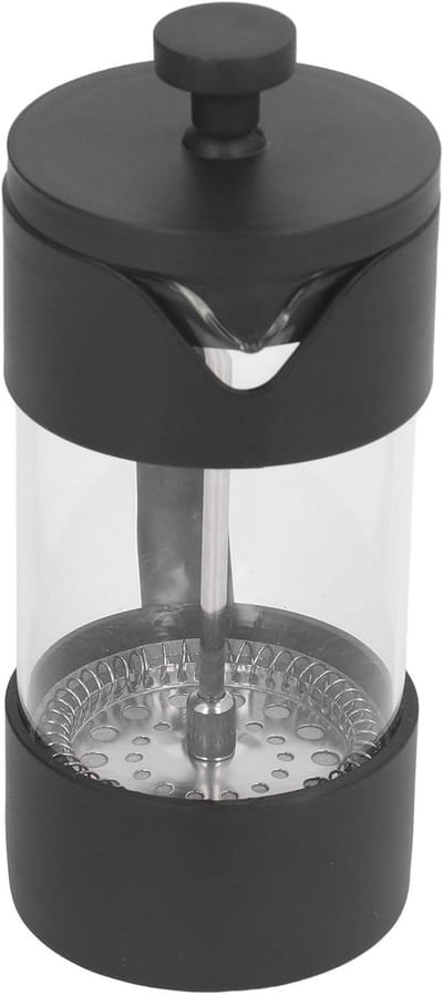 Naroote French Press Tea Maker, Frans Press Coffee Maker Grip Glip Grip Dikke Excellent Filtration Pure Taste for Coffee (600 ml)