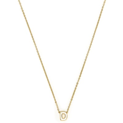 Luxenter Ketting met 18-karaats geelgouden afwerking - Alphabet