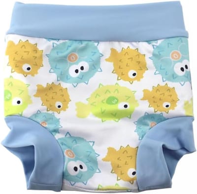 Zwemluiers Broekje - Baby Zwembroek - Veilig Zwemmen - Hoge Taille Bescherming - 2-3 Jaar - Lichtblauw