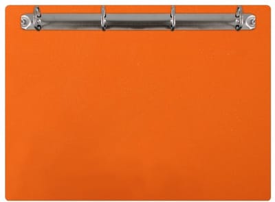 Magnetisch klembord A4 incl. ringband (liggend) - Oranje