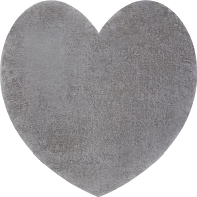 Kleden Rugsx Modern wastapijt SHAPE 3105 Hart shaggy - 80x80 cm