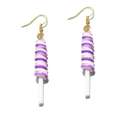 Akyol - Lolly oorbellen – Oorbellen dames - oorbellen meisjes - leuke snoep oorbellen - oorbellen cadeau - verjaardag - lolly