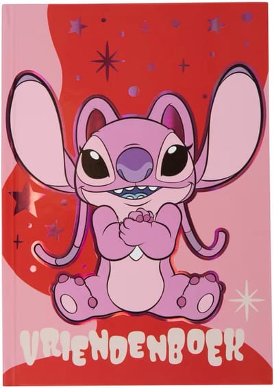 Disney Stitch Angel Vriendenboekje Hardcover – Invulboek voor Vriendjes en Vriendinnetjes – Herinneringsboek met Angel – School & Cadeau voor Kinderen