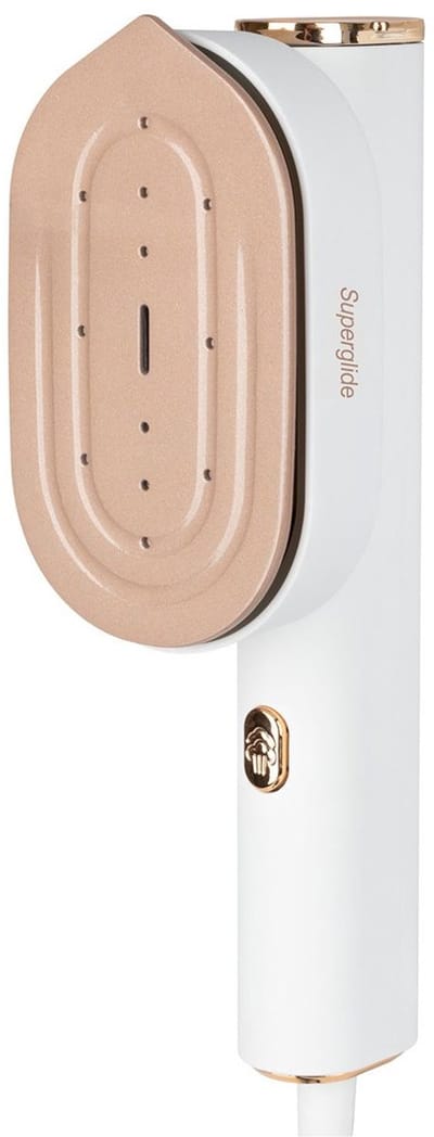 ProfiCare DG 3124 - Handkledingstomer - Reisstrijkijzer- 0,08L - Opwarmtijd 30 sec. - 1300 W - Roségoud, Wit