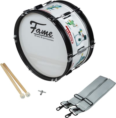 Fame Junior Marching Bass Drum Tabaluga 16"x7" - Marching bass drum