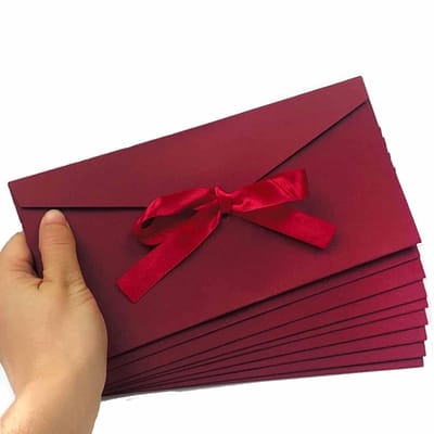 Dailygoods- Enveloppen 10 Stuks - Kraftpapier - Gesp Enveloppen - Cadeau-Enveloppen - Uitnodigingen - Bruiloft - Verjaardagskaarten - 22x10,8cm - Cadeauenveloppen