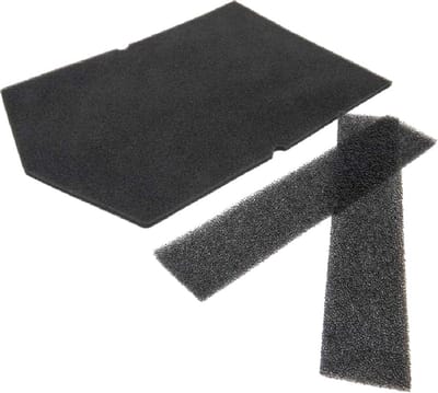 Filter set - geschikt voor Miele wasdroger - filterset droger - 3 stuks zwart schuimfilter - 6057930 + 9688381