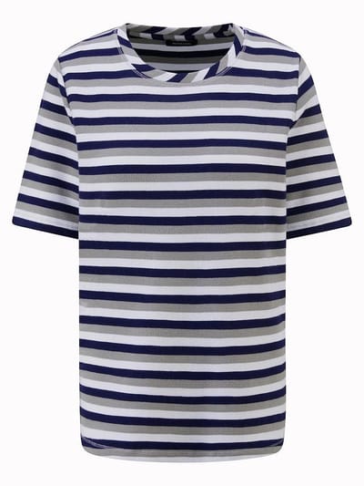 Rondhals shirt Van Peter Hahn blauw