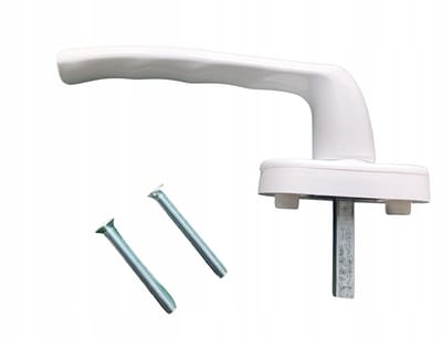 Wit PVC-raam, kantelbaar, 40x60, nieuw, 400x600, kantelbaar vanaf de bovenkant, dubbel glas