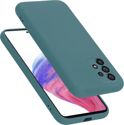 Cadorabo Hoesje geschikt voor Samsung Galaxy A53 5G in LIQUID GROEN - Beschermhoes gemaakt van flexibel TPU silicone Case Cover