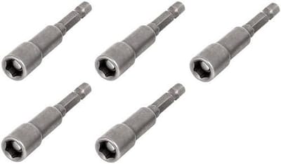 Set van 5 Magnetische Dopsleutel Opzetstukken met Zeskant Aandrijving