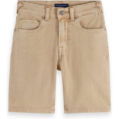 Scotch & Soda Boy The Pitch Loose Denim Shorts Garment Dye Desert Sand Taglia: 16 | Jeans Outlet | kids | Blu