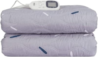 Verwarmde Deken - Elektrische Plaid - Warmte en Comfort - Dubbele Zone Controle - 180 x 200 cm - Grijs