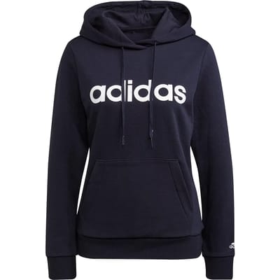 adidas Sweater Dames Essentials Hoodie Donkerblauw H07797 - Maat M