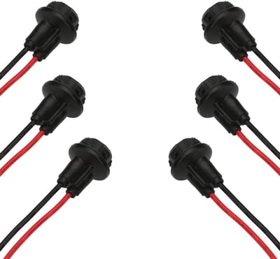 T10 194 Gloeilamphouder W5W Set van 6 - SMD Lichtadapter voor Auto