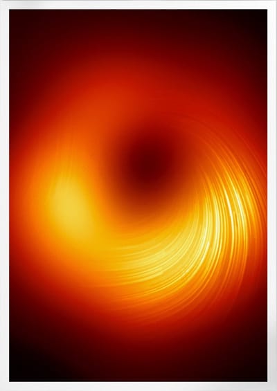 Messier 87 Black Hole Polarised | Space, Astronomie & Ruimtevaart Poster | A3: 30x40 cm