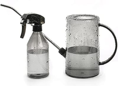 Gieter voor kamerplanten met lange tuit - 1 liter capaciteit incl. bonus spuitfles