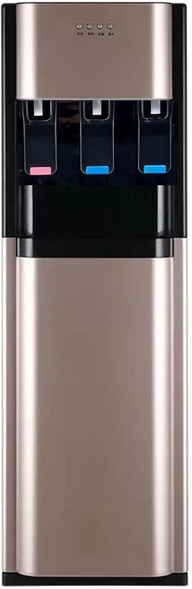 Waterkoeler Dispenser - Waterfontein - Direct Drinken - Bodemlader Ontwerp - 3 Gals Flessen - Goud