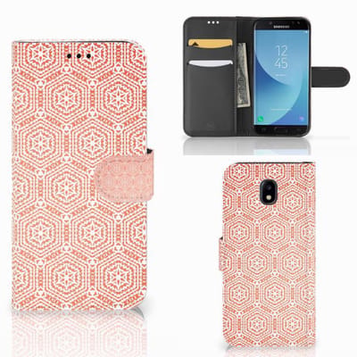 Samsung Galaxy A30 Telefoon Hoesje Pattern Orange