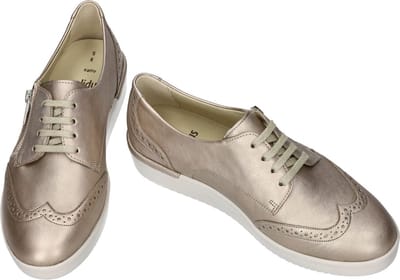 Solidus -Dames - goud - lage gesloten schoenen - maat 38.5