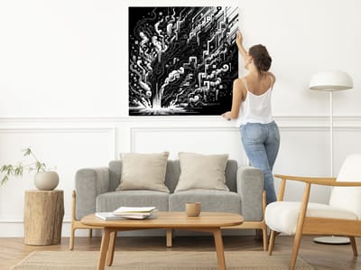 Kunstprint | Wanddecoratie | Dibond | 20 × 20 cm