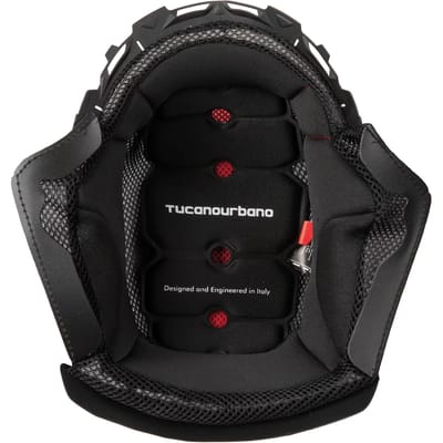 Motorhelm interieur met kussens en nekbescherming Tucano Urbano El'Fast 6.0