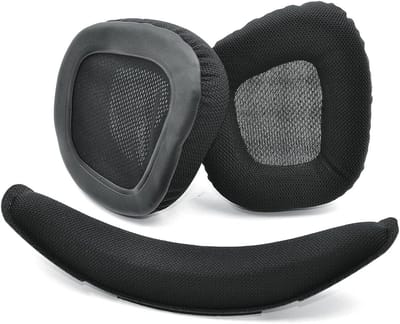 Upgrade Vervangende Oorkussens en Hoofdband voor Premium Gaming Headset - Zwart Earpad, Comfortabel, Geluidsisolatie