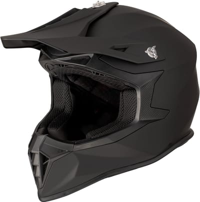 VINZ Luis Crosshelm - ECE 22.06 Goedgekeurd - Helm voor Motor, Scooter, Brommer - Motor Crosshelm - Mat Zwart - S