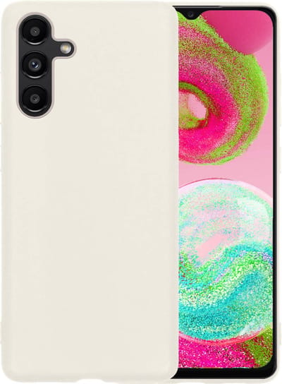 Hoesje - Geschikt voor Samsung Galaxy A04s - Sterk & Shockproof - Hoes Cover - Siliconen Case - Telefoonhoesjes - Wit