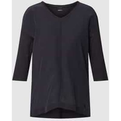 T-shirt met paspels