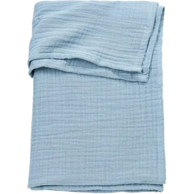 Meyco Baby Uni Wieglaken - Pre-washed Hydrofiel - Jeans Blue - 75x100cm - 0.3 TOG