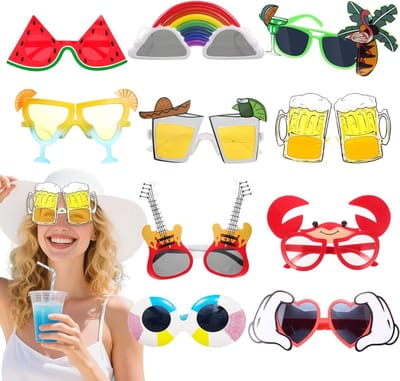 Unieke Hawaii-inspiratie grappige zonnebrillen voor feestjes, fotomomenten en accessoires voor kinderen en volwassenen