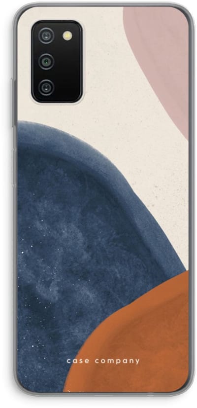 Case Company® - Hoesje geschikt voor Samsung Galaxy A03S hoesje - Geo #1 - Soft Cover Telefoonhoesje - Bescherming aan alle Kanten en Schermrand
