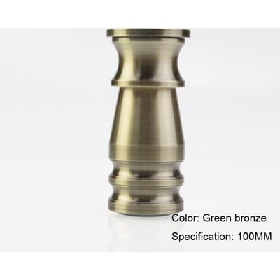 4 stuks/lot Aluminium Verstelbare Meubelpoten 80/100/120/150MM Kasten Tafels Stoelen Bank Poten met Antislip Rubber Basis Bronze 100mm