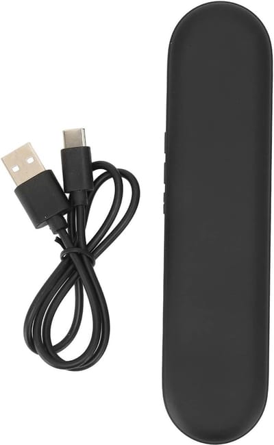 Kussenluidspreker - Mini speaker - Ontspannen slapen - Beengeleidingstechnologie - 15.5x3.6x1.2cm - Zwart