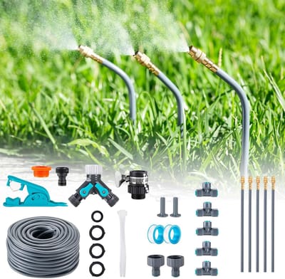 Automatisch Tuinirrigatiesysteem - Druppelsysteem Gazon - Nauwkeurig Water Geven - 360 Graden Dekking - 5 Meter Slang