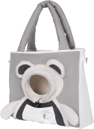 Draagtas Huisdieren - Schoudertas Kat - Veilig Transport - Zacht Ademend Materiaal - 41x29.5x7.7 cm - Enkele Attribuut