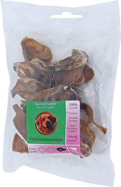 Varkensoorstukjes 200 Gram In Zak