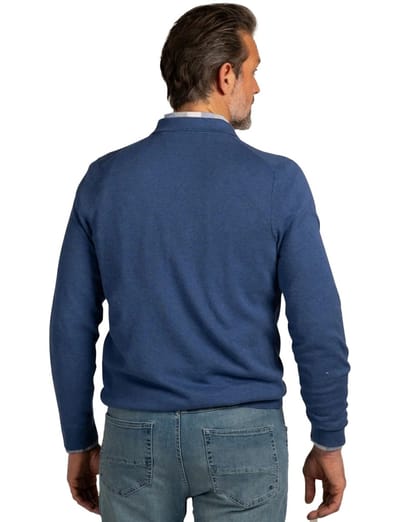 New Zealand poloshirt korte mouw blauw