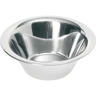 HENDI Keukenkom – Roestvast staal – 0,7L – Vaatwasmachinebestendig – Ø160x(H)63mm