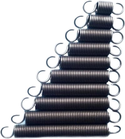Trekveren - Stalen haak veer - Huishoudelijke apparaten - Verenstaal materiaal - 1.0 x 8 x 260mm - One Color