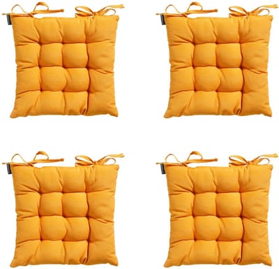 Madison - Zitkussen - Universeel - 4 stuks - 46 x 46 cm - Golden Glow