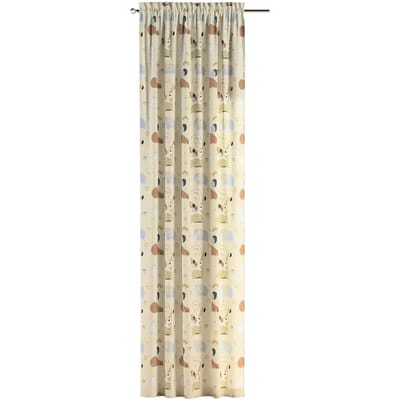 Gordijn met split en volants Yellow Tipi Magic Collection