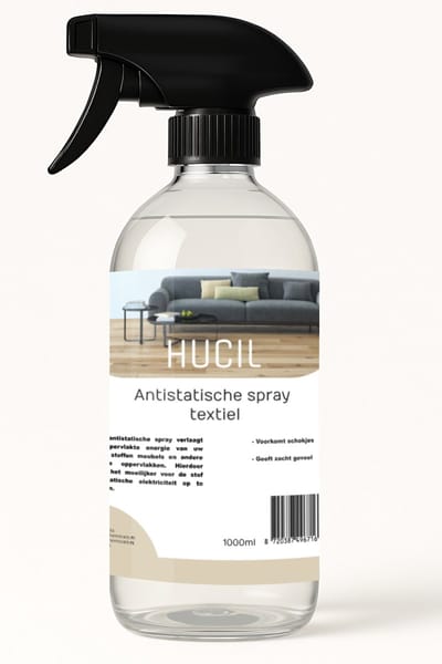 Antistatische spray - anti statische spray 1 liter - voor meubels textiel en kleding - anti static