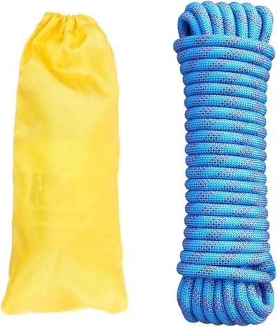 Polypropyleen Touw - PP Touw Gevlochten Lijn - Outdoor Activiteiten - Zeer Sterk Slijtvast - 10 mm 40 meter - Blauw