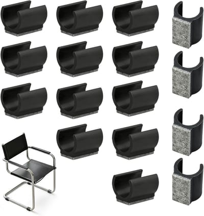 Donsrollen voor schommelstoelen - 16 stuks, diameter 24-25 mm, robuuste bescherming voor hangstoelen en tuinstoelen