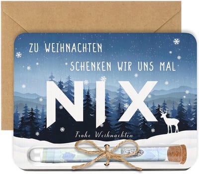 Originele Kerst Cadeauverpakking voor Geldgeschenken - Feestelijke Inpakset
