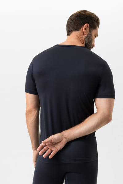 T-shirt Serie Iconic Modal Marineblauw